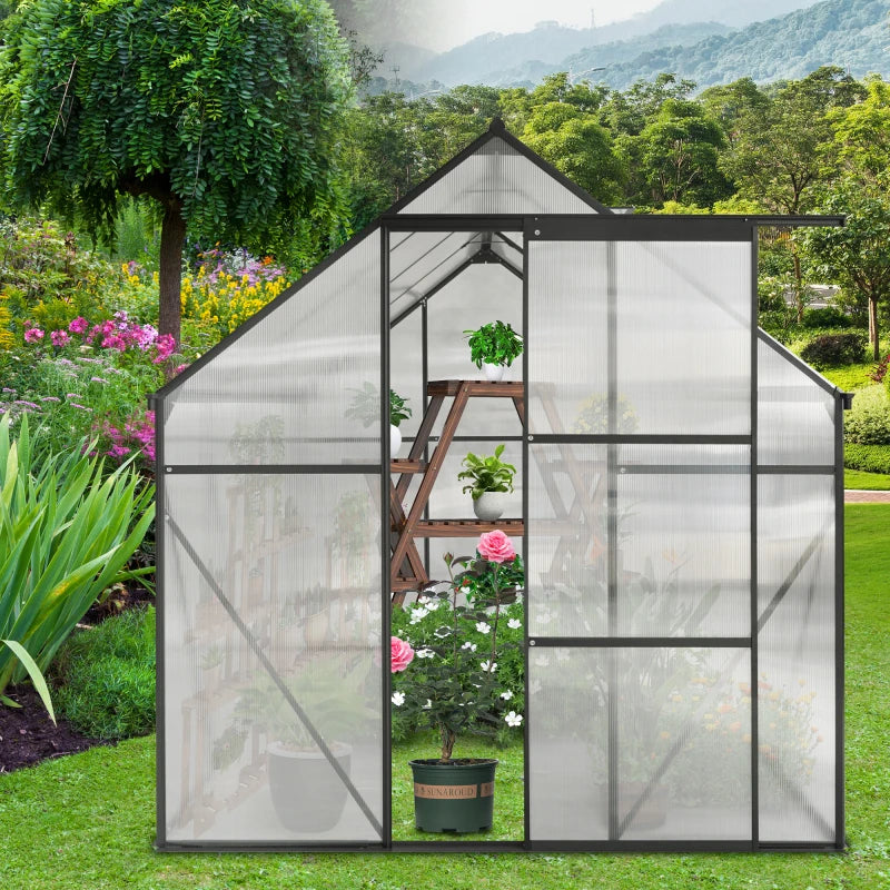 6x8 FT Polycarbonate Greenhouse