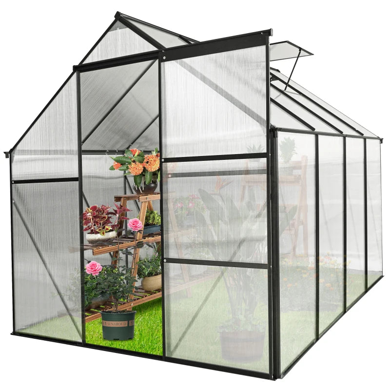 6x8 FT Polycarbonate Greenhouse