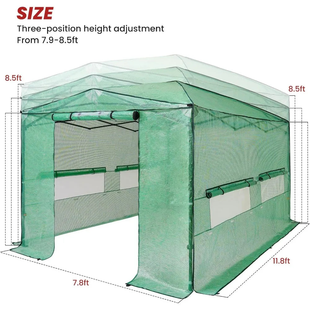 8'x12' Portable Pop-up Greenhouse