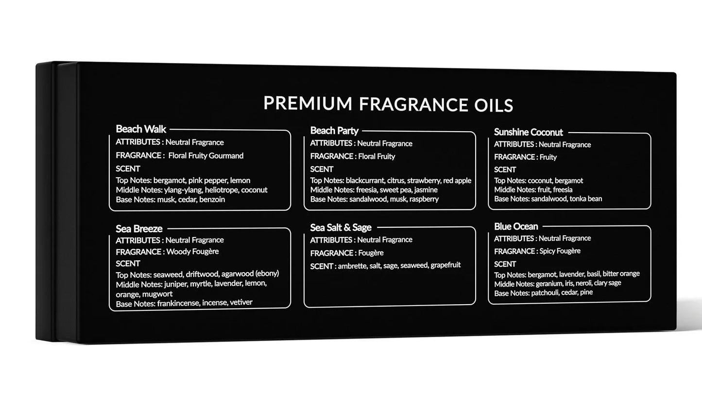 HIQILI Fragrance Oils Set-Gold Coast Theme