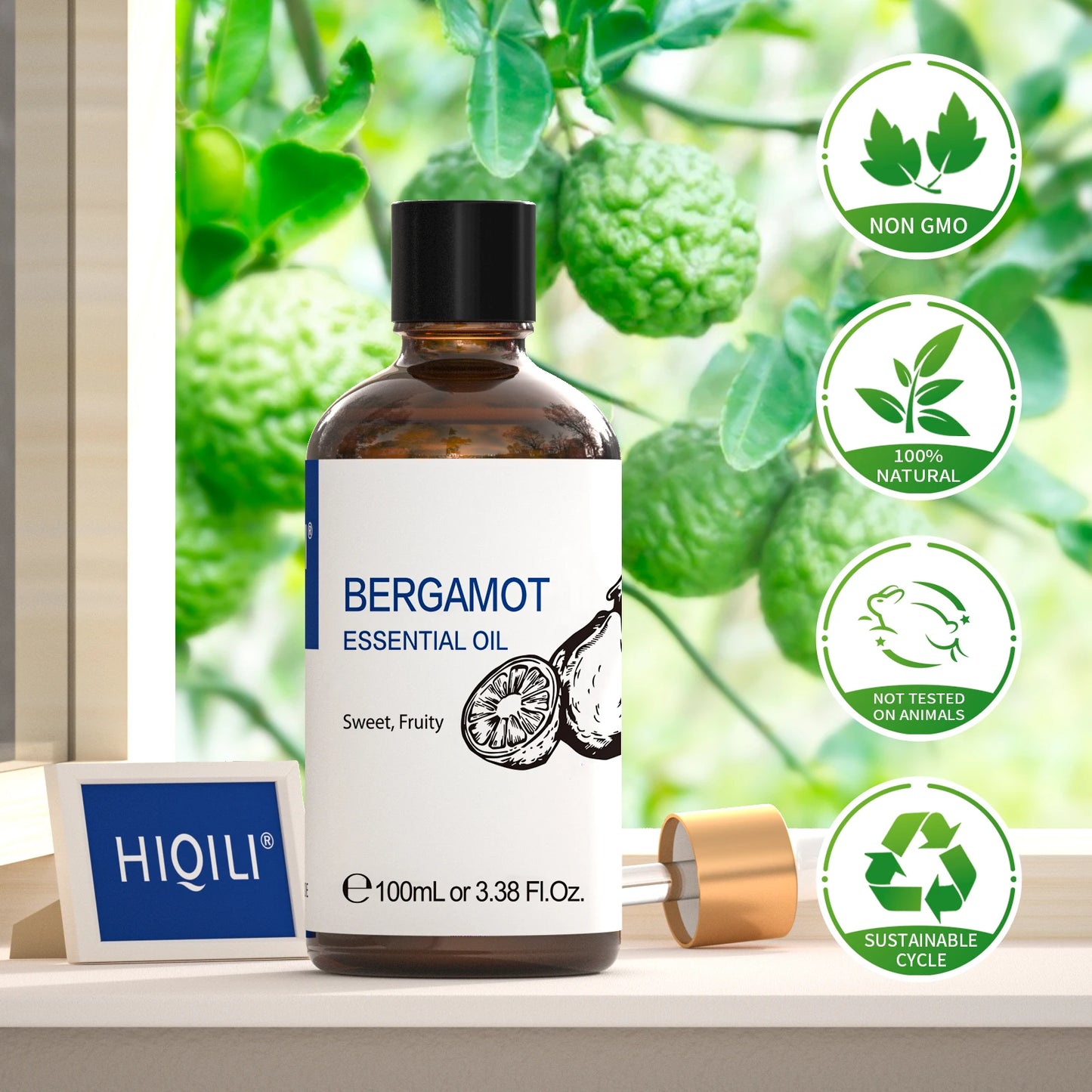 Bergamot Essential Oil,100% Pure Nature