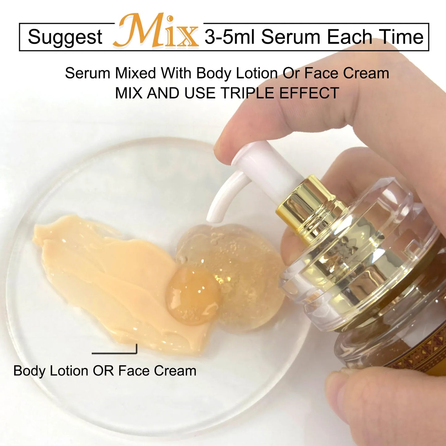 Pure Hyaluronic Acid Serum for Face & Body with Vitamin C