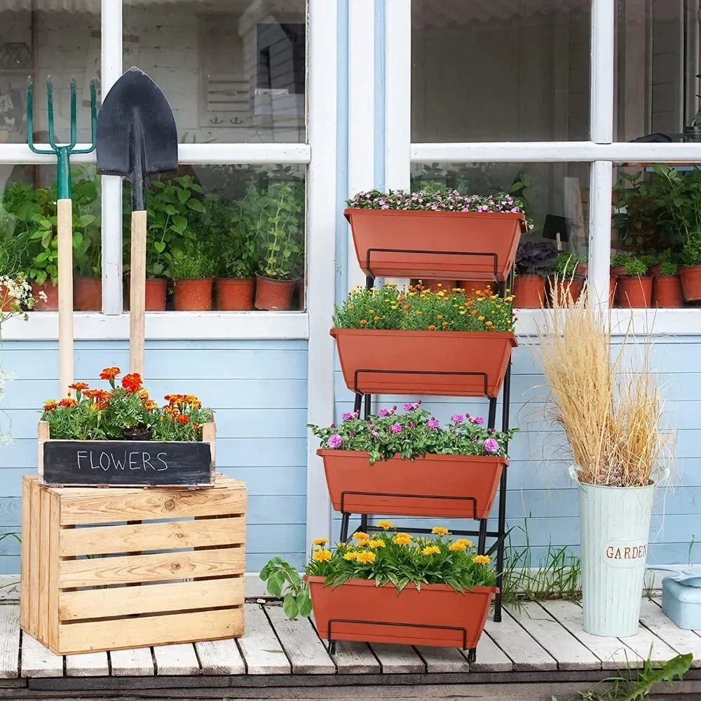 Vertical Raised Garden Bed 3 or 4 Tiers Planter Box