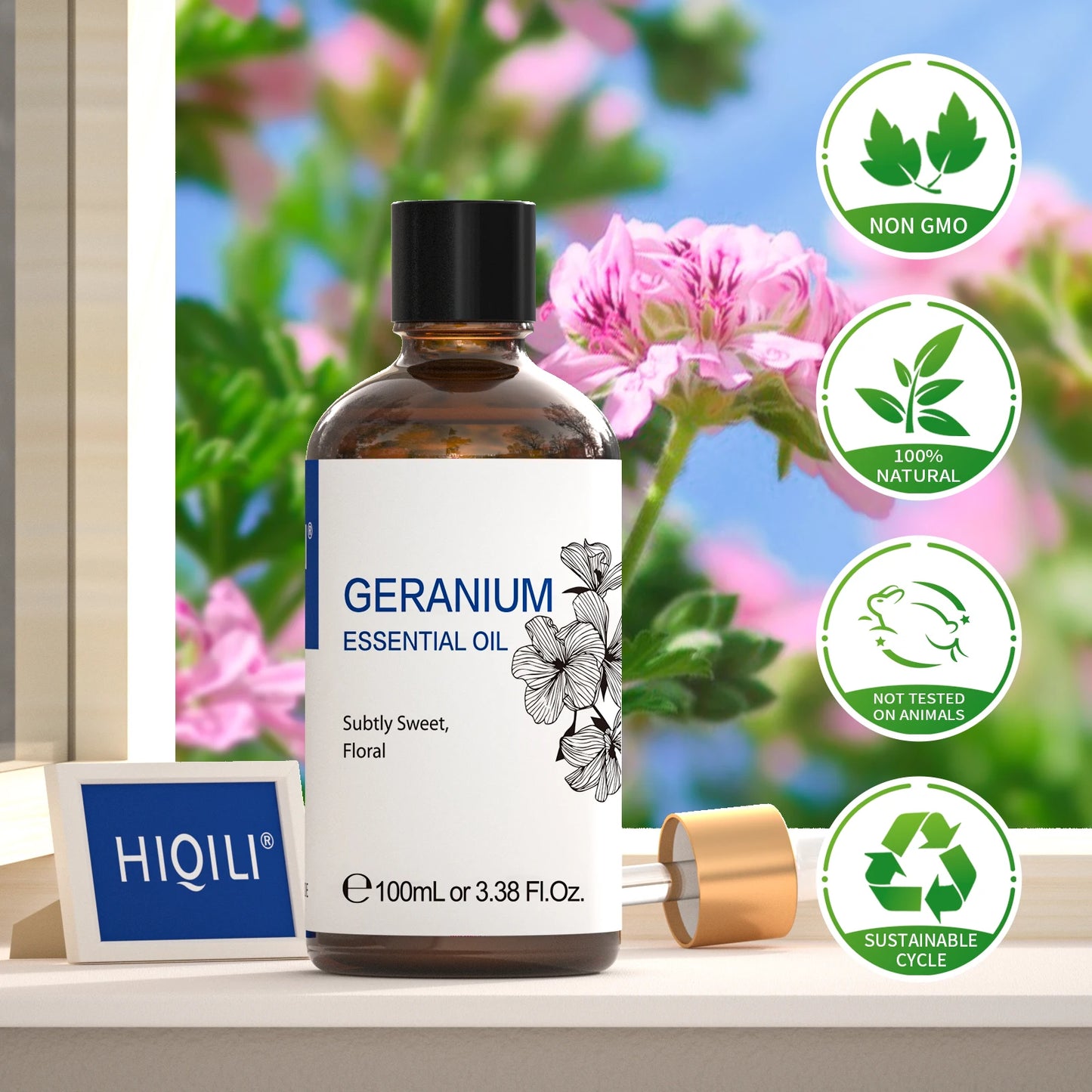 Geranium Essential Oils,100% Pure Nature