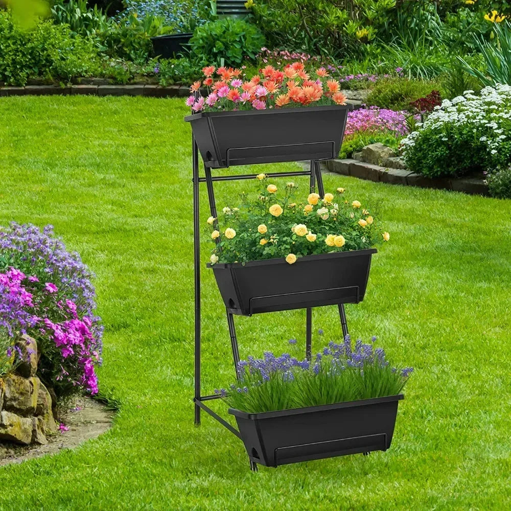 Vertical Raised Garden Bed 3 or 4 Tiers Planter Box