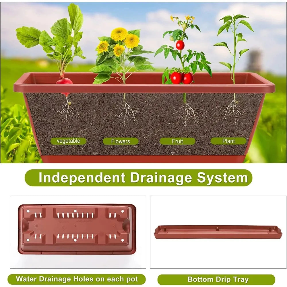 Vertical Raised Garden Bed 3 or 4 Tiers Planter Box