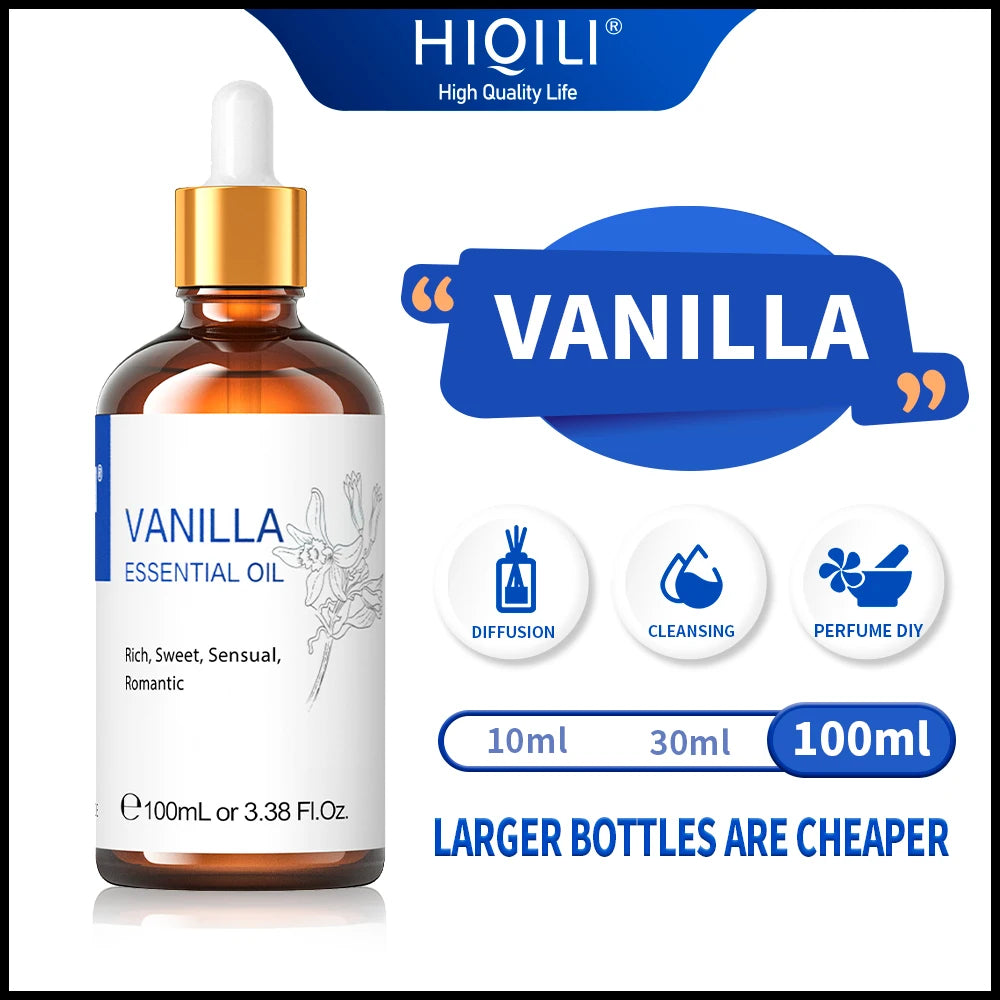 HIQILI 100ML Vanilla Essential Oil