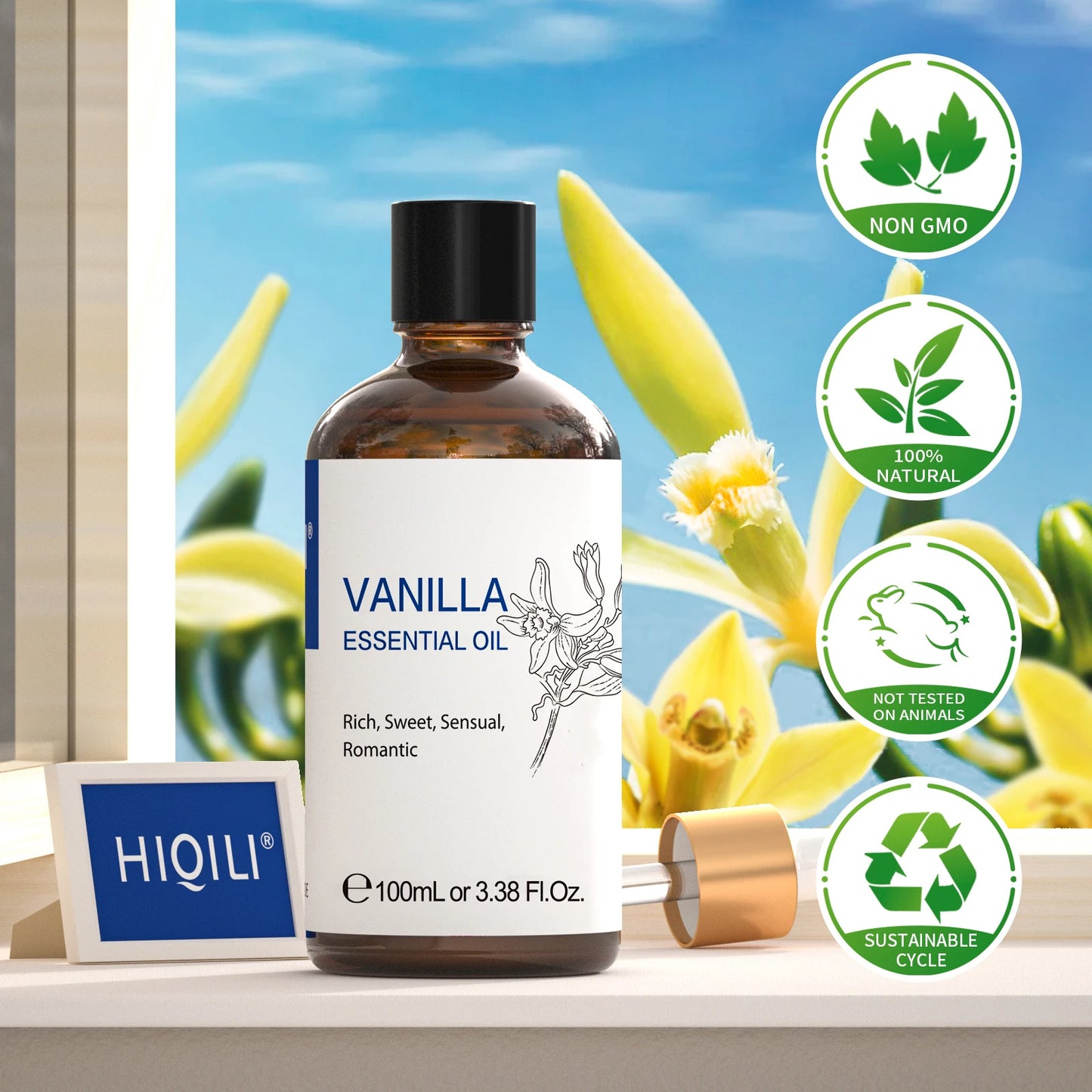 HIQILI 100ML Vanilla Essential Oil