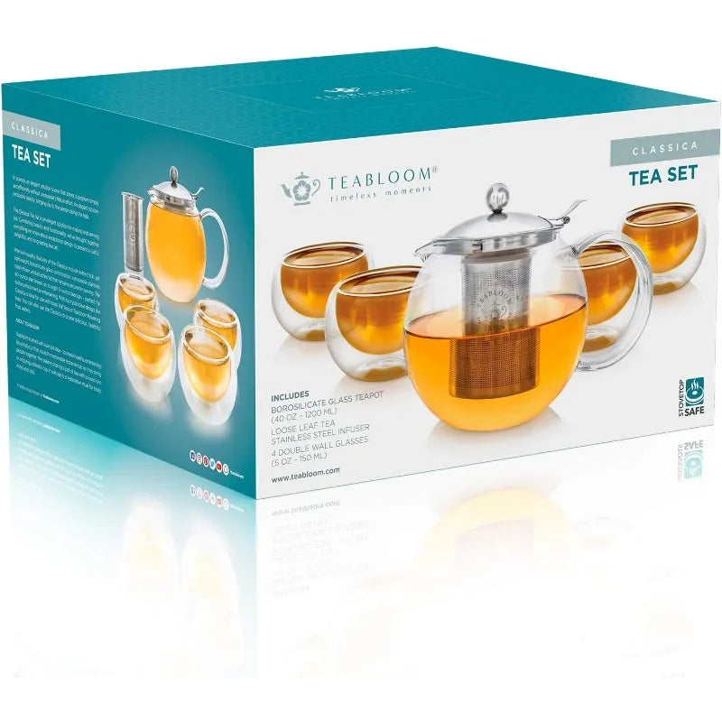 Glass Classica Tea Set