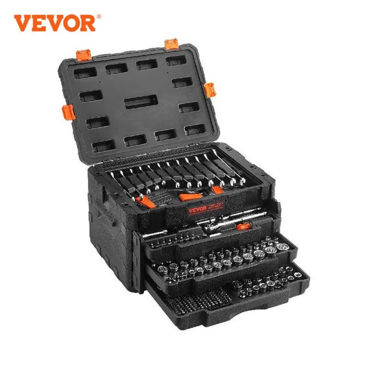 450 Pcs SAE and Metric Mechanic Tool Kit